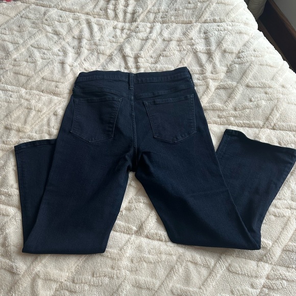 J. Crew High-Rise Crop Flare Jeans in Deep Blue - Picture 3 of 3